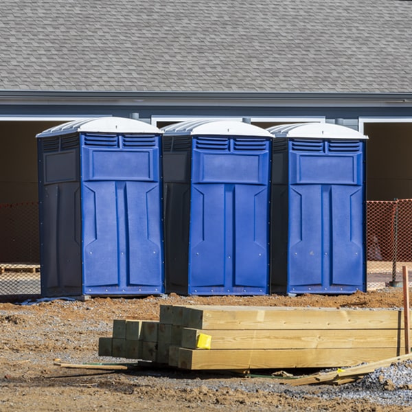 are there any restrictions on what items can be disposed of in the portable toilets in Hemphill Texas